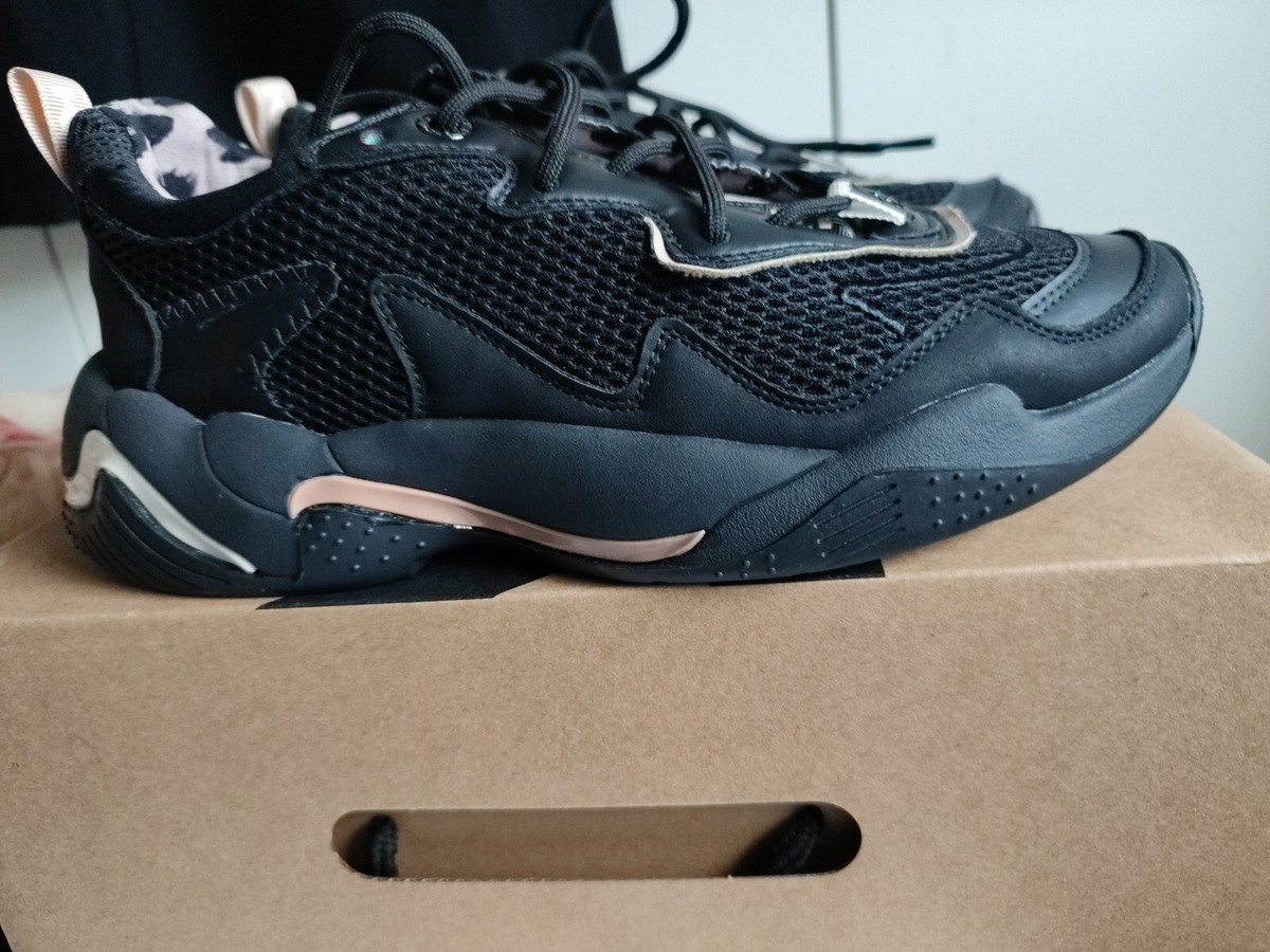 Kurt Geiger Lulu Swirl vegan-leather and woven low-top trainers Black UK5  EU38