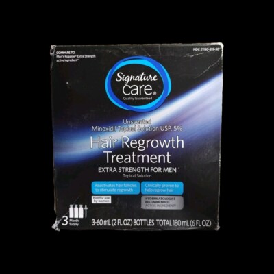 Signature Care Hair Regrowth Treatment. 3 Month Supply, Expires 7/25