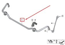 BMW 3 G20 FRONT STABILIZER W/RUBBER MOUNTING 31301543200 1543200 NO DUTY TO 🇺🇸