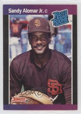 1989 Donruss Rated Rookie Sandy Alomar Jr (*Denotes* on Back) #28 0ps8