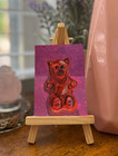 Gummy Bear Candy ACEO Original Gouache Sweet Dessert Gift Food Art Wall Decor — photo 1
