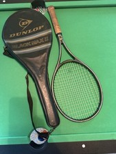 Dunlop Black Max II Graphite Racket Racquet 4 1/2 West Germany w Case