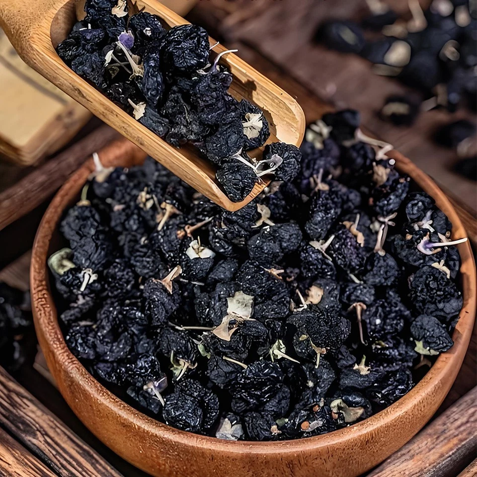 Superalimento Wolfberry negro 120 g - baya antioxidante seca natural Foto 3 de 4