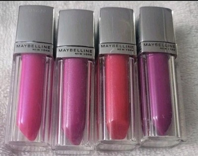 4 Maybelline Color Sensational Elixir Gloss Soft Applicator 4 Colors New