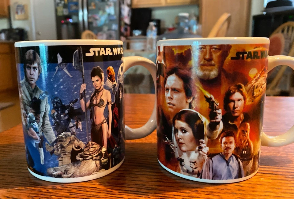 2 tazas de café Star Wars Galería El Retorno del Jedi + y precuela - Leer Foto 2 de 4