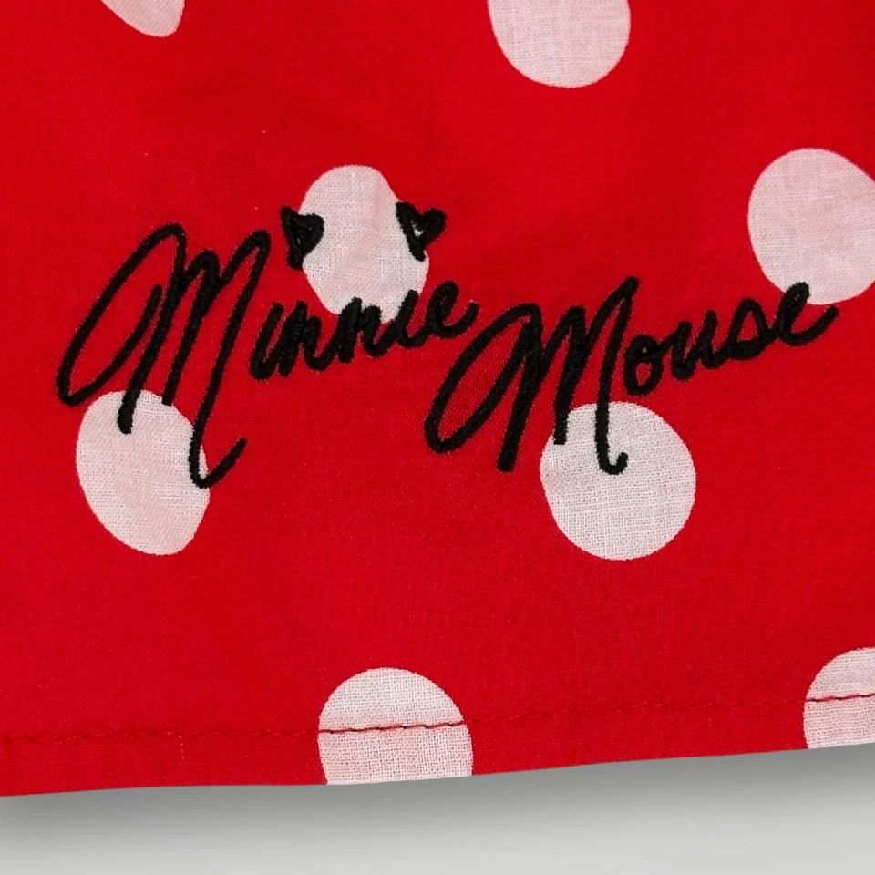 Camisa Disney Minnie Mouse Mujer 3X Rojo Blanco Lunares Peplum Tanque Juegos con disfraces Foto 3 de 4