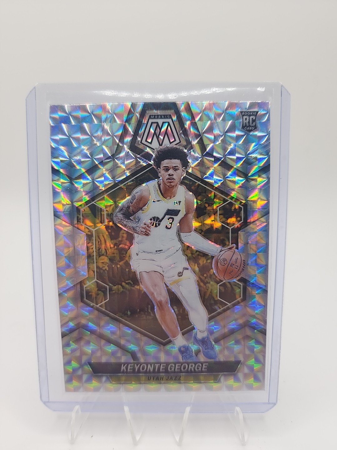 2023-24 Panini Mosaic - Rookies Keyonte George #222 Mosaic Prizm (RC)