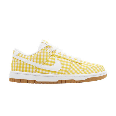 Nike Wmns Dunk Low 'Yellow Gingham' DZ2777-700 New Size