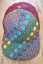 GUCCI Supreme Star GG Logo Print Rare Basebal...