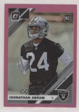 2019 Panini Donruss Optic Rookies Pink Prizm Johnathan Abram #111 7ba