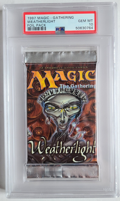 magic the gathering weatherlight booster box MTG PSA 10 GEM MINT Weatherlight Booster Pack 1997 Vintage Reserved List  Magic!