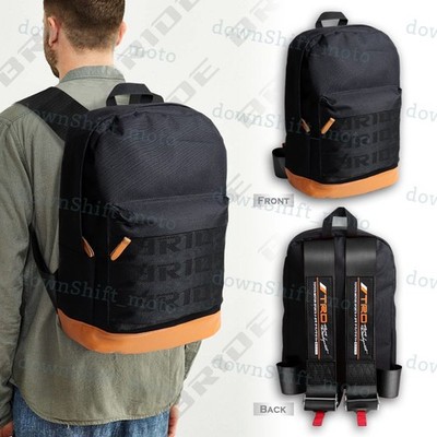 BACKPACK BRIDE RACING With JDM RACING DEVELOPMENT HARNESS SHOULDER STRAP BLACK
