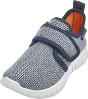 Playshoes Hausschuh Uni Unisex Kinder Hausschuh, Jeansblau, 35 EU