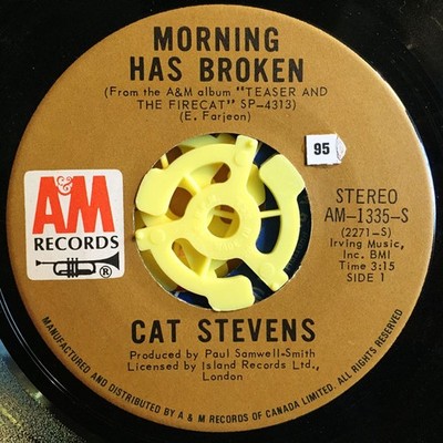 Cat Stevens - Morning Has Broken / I Want To Live In A Wigwam - Used  - G8100z
