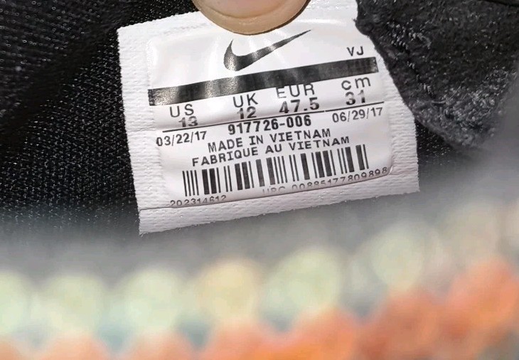 Nike React Hyperdunk 2017 Flyknit Black Multi Col… - image 9