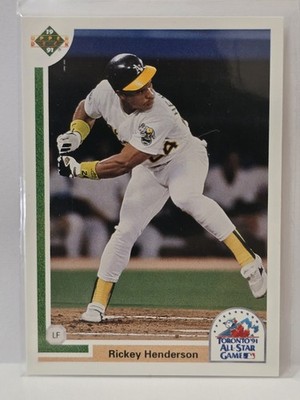 1991 Upper Deck Final Edition - Rickey Henderson #86F