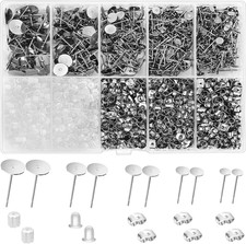 Earring Posts and Backs, 2000Pcs Hypoallergenic Earring Studs for Jewelry Making