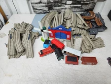 Lot of Thomas the Train Track Master Mixed Track 110 Pieces Including Train.