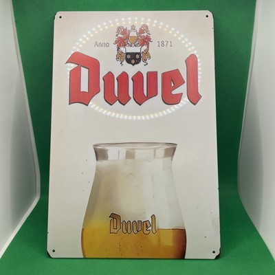 duvel-beer-metal-sign-for-bar-man-cave-garage-game-room-office-ebay