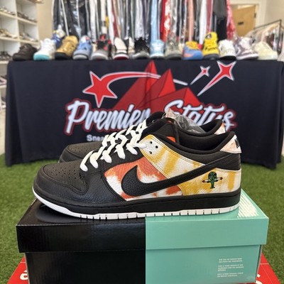 Nike SB Dunk Low Raygun Tie-Dye Black Size 12