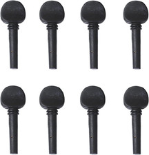 8Pcs 4/4 Wooden Violin Tuning Tuner Pegs with Predrilled Compatible with 4/4 Vi