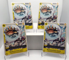 Bartholomew Kuma Playset - Op09-108 X4 - Emperors In The New World - One Piece Bartholomew Kuma Playset - Op09-108 X4 - Emperors In The New World - One Piece