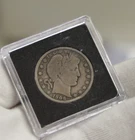 1906 D US Barber Silver Half 50c  (Cleaned,Rim Nick)