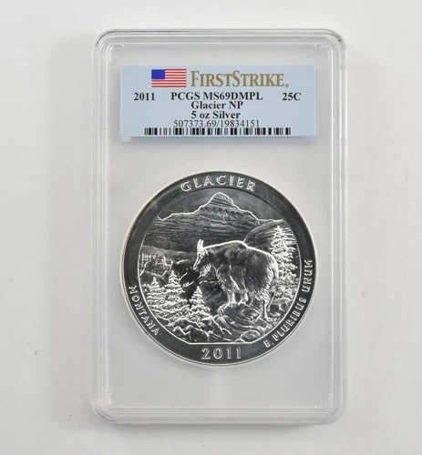 2011 America the Beautiful 5 oz Silver — photo from the most recent tracked eBay sale