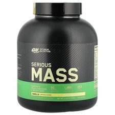 Serious Mass™, Vanilla, 6 lb (2.72 kg) 9.56 per gallon