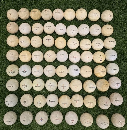 Lot Of 64 Antique/Vintage Golf Balls