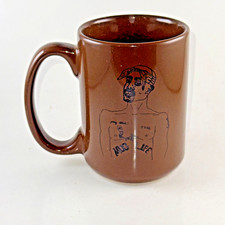 THUG LIFE TUPAC SHAKUR COFFEE MUG Brown  HIPHOP MUSIC ARTISTS ICONIC COOL