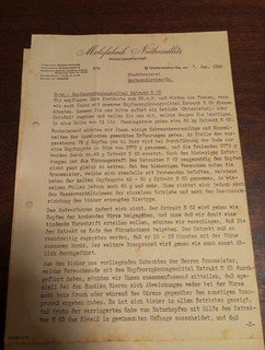 Malzfabrik Niedersedlitz Dokument Schreiben an Stadtbrauerei Markneukirchen 1948