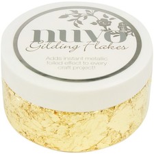 Nuvo Gilding Flakes 6.8oz-Radient Gold