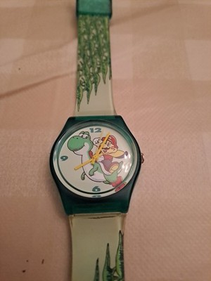 ORIGINAL SEIKO UHR NINTENDO SERIE GIG SUPER MARIO WATCH YOSHI 1993