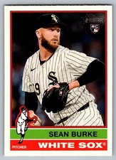 2025 Topps Heritage #262 Sean Burke Rookie Chicago White Sox RC