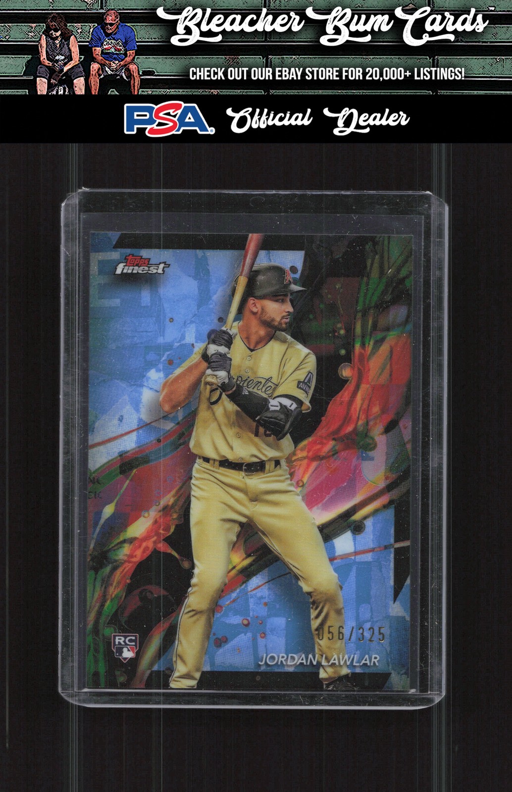 2024 Finest 95 Jordan Lawlar Sky Blue Refractors Rookie #/325