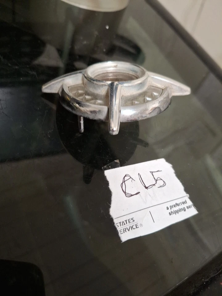 DE COLECCIÓN 1960 61 FORD GALAXIE STAR REVESTIMIENTO TECHO LATERAL VELA PANEL EMBLEMA FABRICANTE DE EQUIPOS ORIGINALES FOMOCO Foto 2 de 4