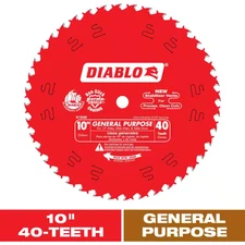 10 in. x 40-teeth general purpose saw blade