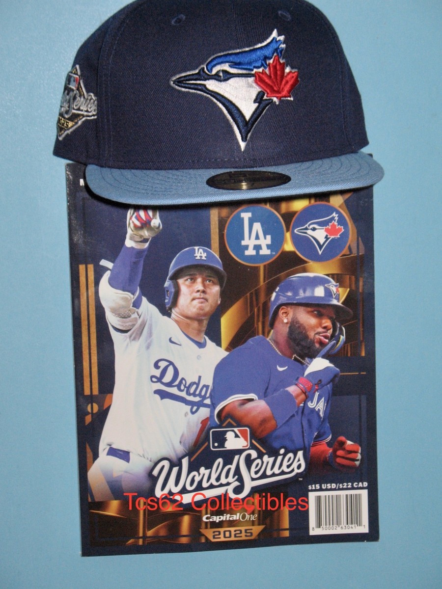 2025 Sz 7 3/8 TORONTO BLUE JAYS WORLD SERIES 59fifty BASEBALL CAP