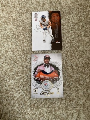 2025 Topps Signature Class Football Denver Broncos Lot (2) + 1 insert