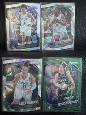 Minnesota Lynx Card Prizm Lot 2025 Prizm WNBA Edwards Ice, Shepard Green SP +