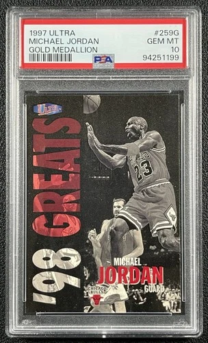 1997 Fleer Jordan PSA 10