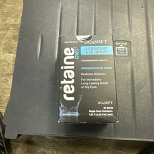 Retaine CMC Preservative-Free Eye Drops - 30 Single Doses - Exp: 11/2026