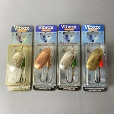 Blue Fox Vibrax Spinner Size 6  Misc Colors  Lot of 4