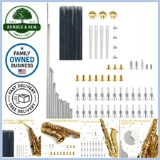 Alto Saxophone Repair Kit 92 Pcs Maintenance Replacement Tools for Wind Instr...