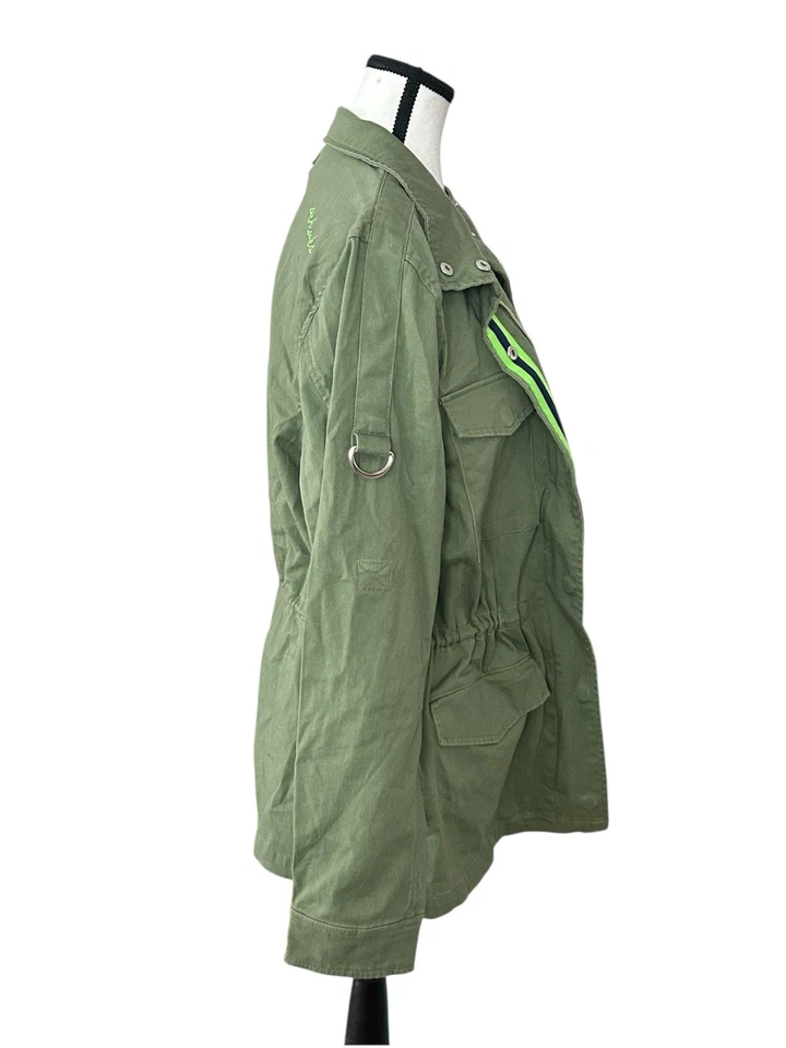 WEAR by Erin Andrews NFL Seahawks Utility Jacket XL Army Green Foto 4 de 4