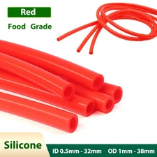 Food Grade Silicone Tube Red Hose Tubing Soft Vacuum Pipe Beer Water Medical
