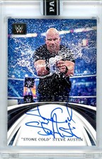 2022 Immaculate WWE Stone Cold Steve Austin Black BOX AUTO 1/1 All-Time Greats