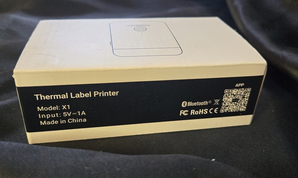 Portable Bluetooth Label Maker Machine with Tape for Home Office Organization