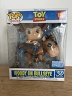 Disney Pixar Toy Story Funko Pop Rides Deluxe Woody on Bullseye #1597 Exclusive
